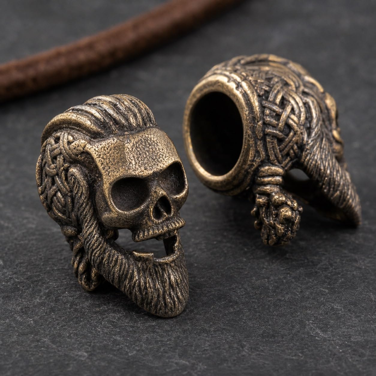Amazon.com: 7pack Antique Bronze Viking Hair Beads for Men DIY